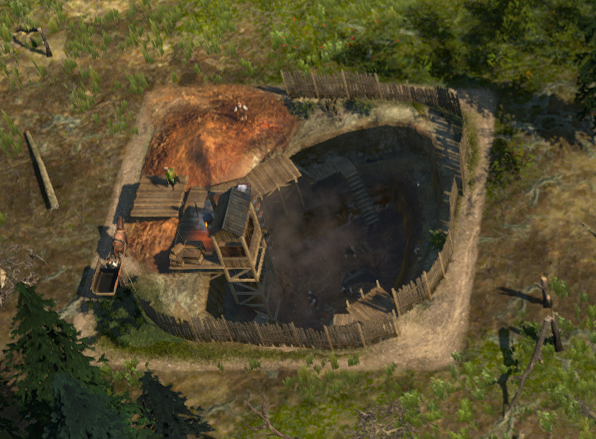 Clay pit in Anno 1800