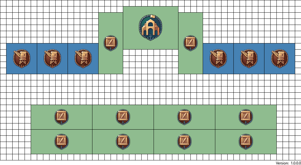 Depot in Anno 1800 with Piers layout