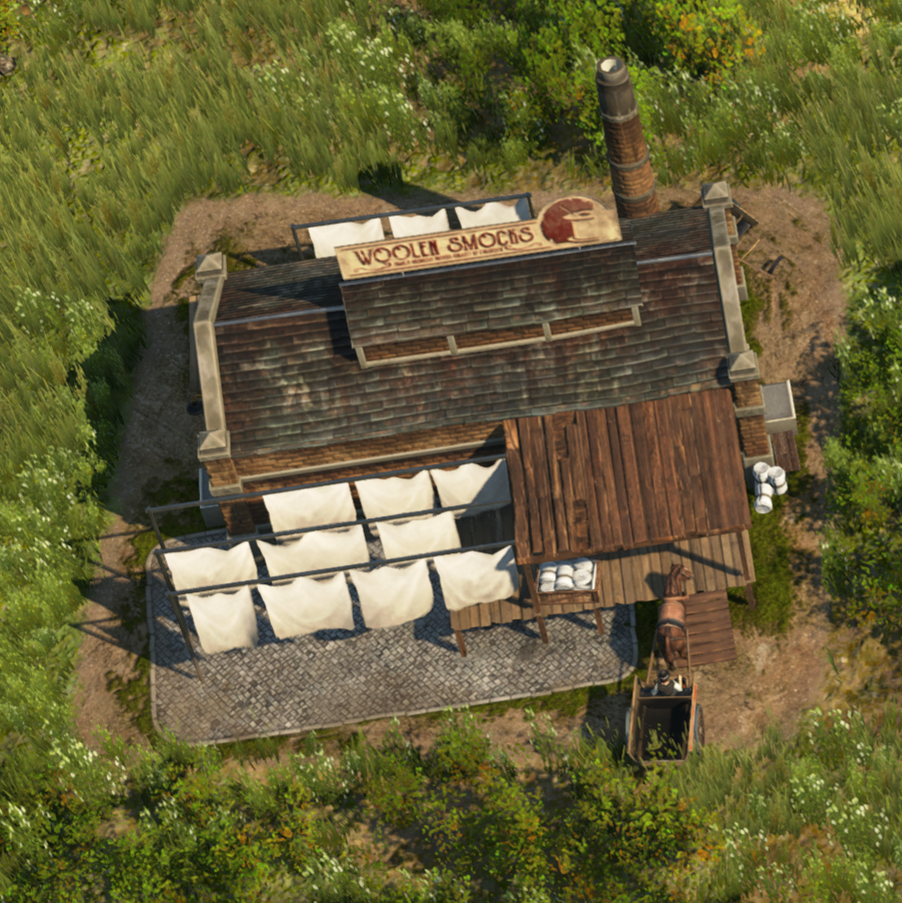 Framework knitters in Anno 1800