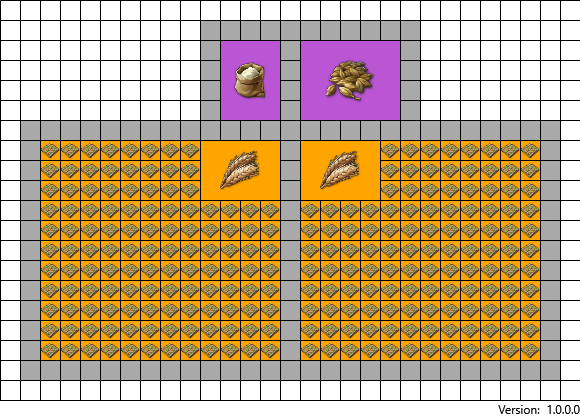Grain farm in Anno 1800 production chain layout