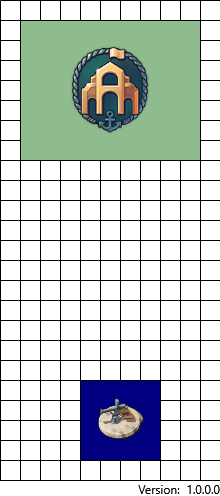 Mounted gun in Anno 1800 basic layout