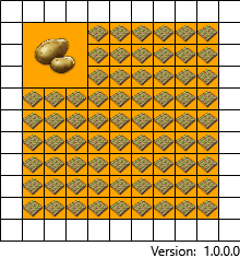 Single potato farm layout