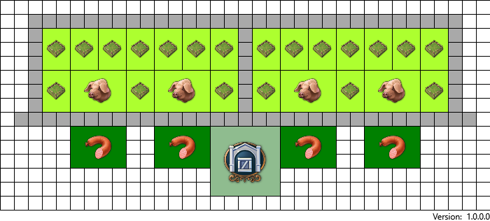 Slaughterhouse in Anno 1800 large layout