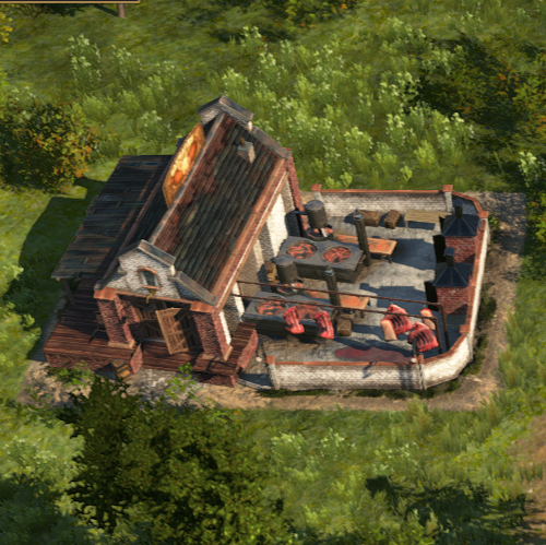 Slaughterhouse in Anno 1800